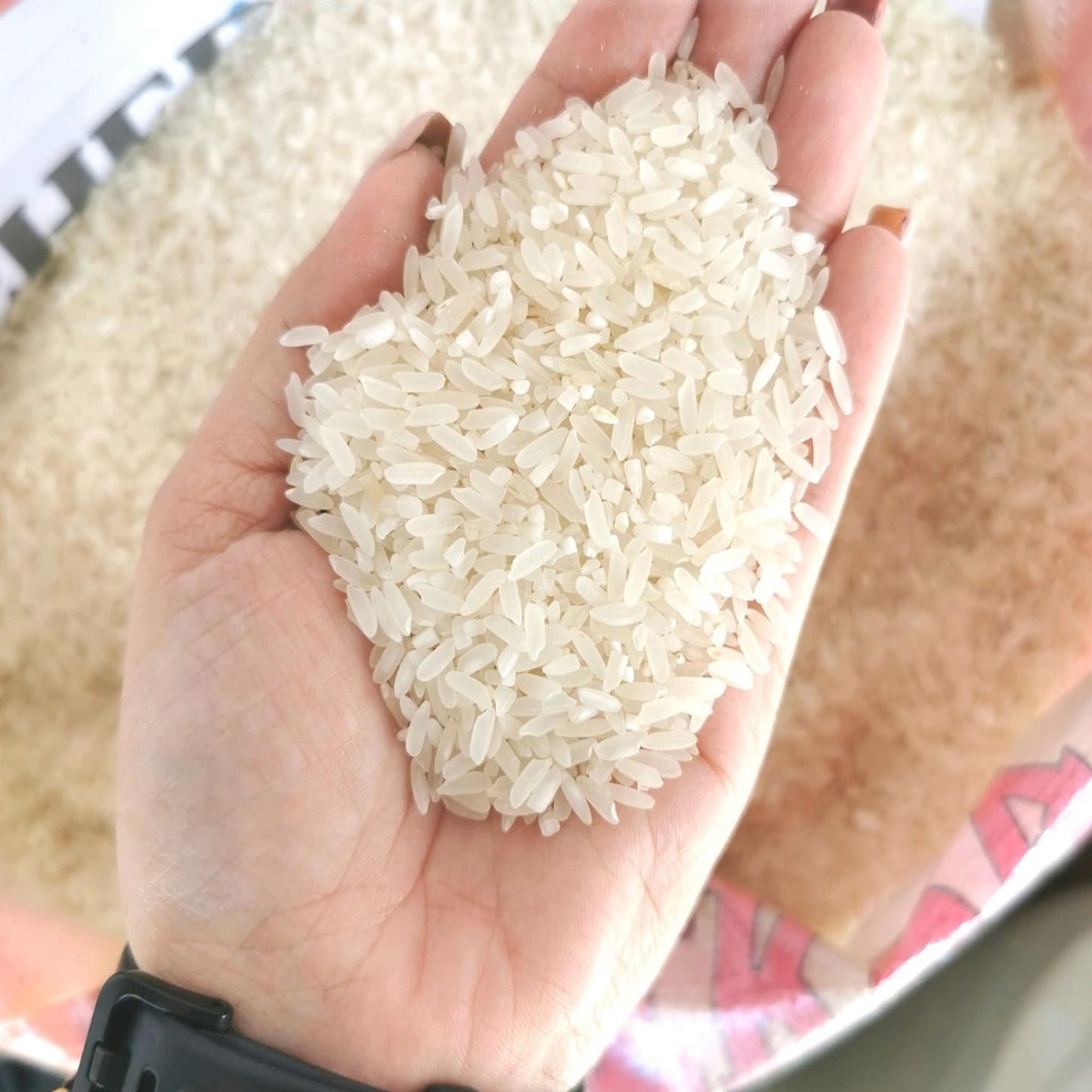 Cherry Pink Rice (Well-Milled)