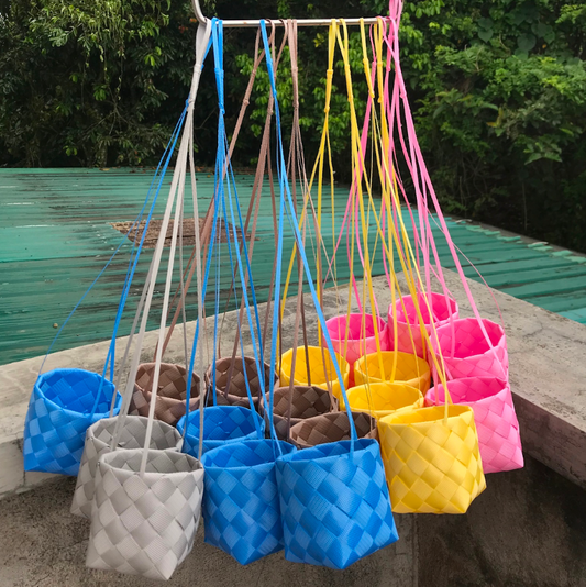Plastic Bayong Pot Bags