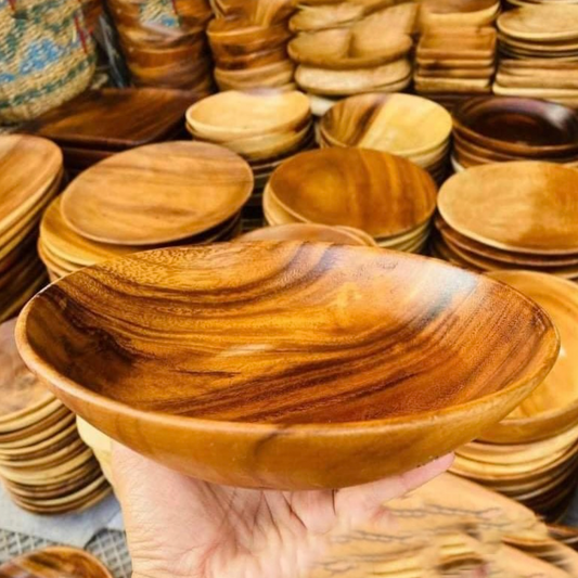 Wooden Pasta Plate