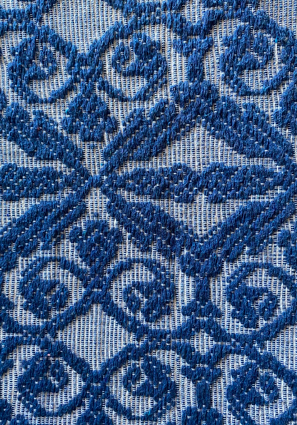 Abel Ilocos Blue Maranao Leaf Design